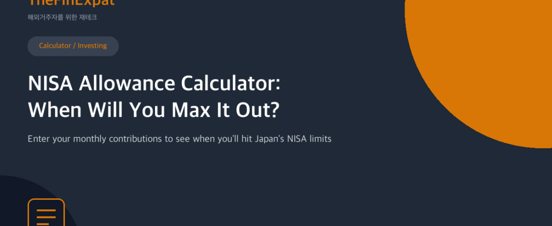 NISA Contribution Allowance Calculator (2026)