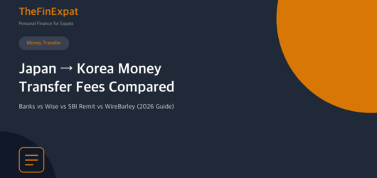 Japan to Korea Money Transfer Fees (2026)