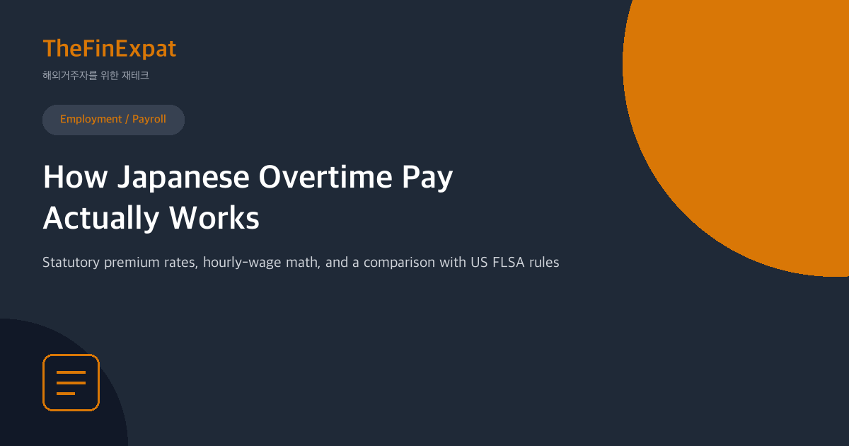 How Japanese Overtime Pay Works (2026)