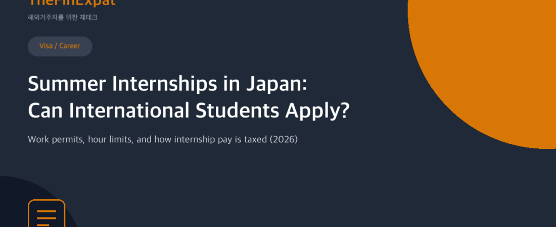 Summer Internships in Japan (2026 Guide)