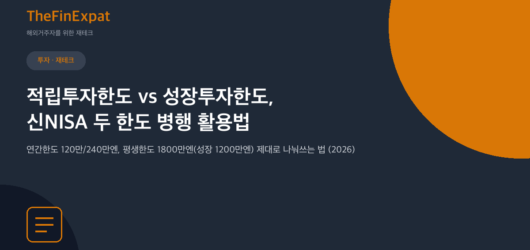 츠미타테 NISA vs 성장투자한도 비교 (2026)