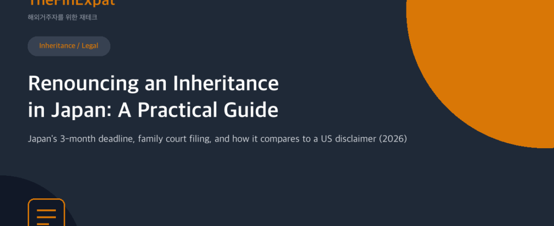 Renouncing an Inheritance in Japan (2026)