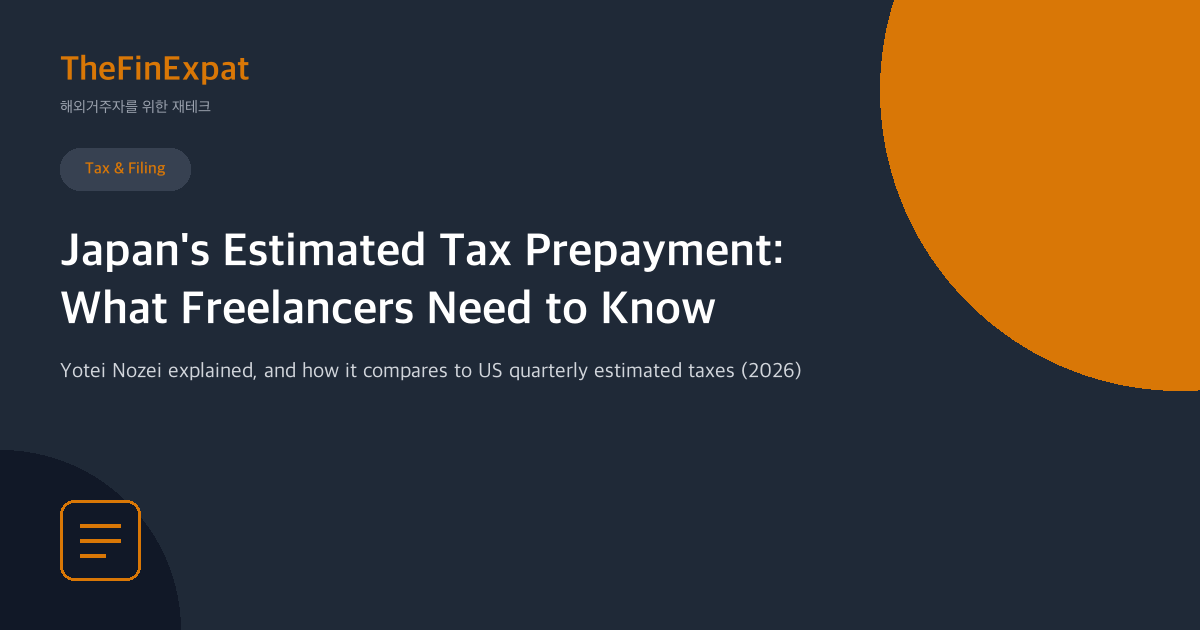 Japan’s Estimated Tax Prepayment (2026)