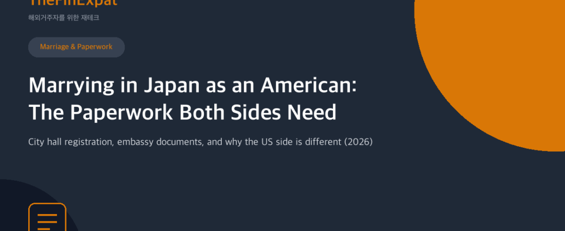 Marrying in Japan as an American (2026)