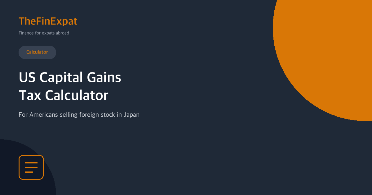 US Capital Gains Tax Calculator (2026)