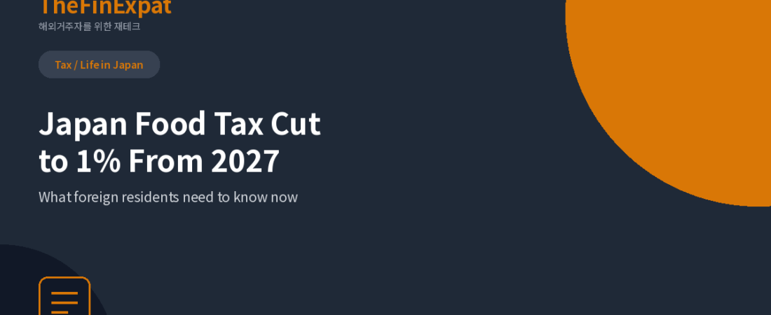 Japan Food Tax Cut to 1%: What to Know